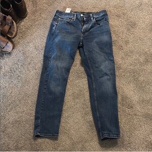 Levi's Men's Straight Leg Jeans in Dark Blue